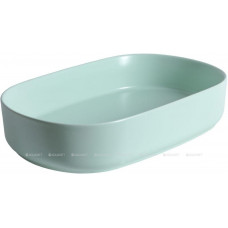 Раковина накладная Allen Brau Fantasy Oval 550х360 мм мятный 4.11022.MT Раковина накладная Allen Brau Fantasy Oval 550х360 мм мятный 4.11022.MT