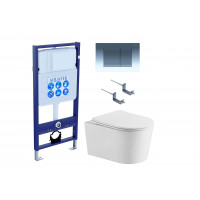 Комплект инсталляции Aquatek Standard Оберон T KDI10 с унитазом AQ1365T-00 и сиденьем микролифт