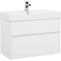Тумба Aquanet Бруклин 85 белый глянец 00203960