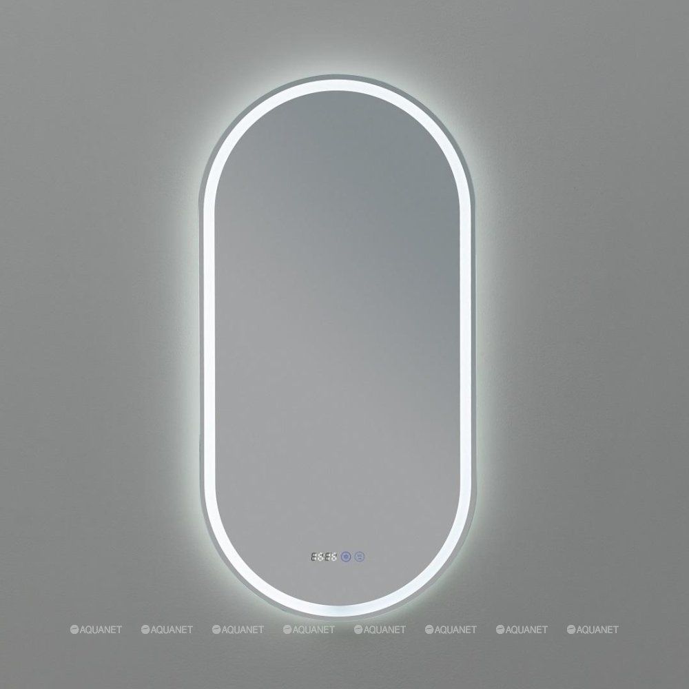 Зеркало Aquanet Монте 50x100 LED овальное 00288970