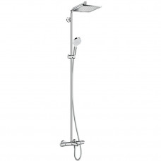 Душевая система Hansgrohe Crometta E Showerpipe 240 1jet с термостатом для ванны хром 27298000