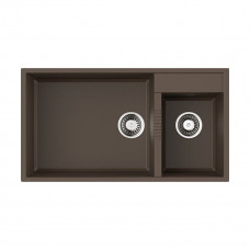 Кухонная мойка Omoikiri Tedori 85-2-U ES Tetogranit 85x46.5 см espresso 4997240