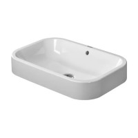 Раковина Duravit Happy D.2 60х40 см накладная без отверстия под смеситель с переливом 2314600000