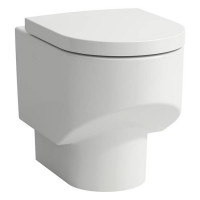 Унитаз напольный Laufen Sonar 53x37x43 см безободковый белый матовый 8.2334.1.757.000.1