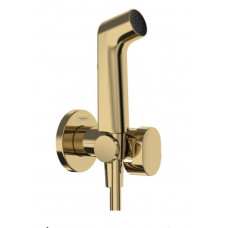 Комплект гигиенического душа hansgrohe Bidette со шлангом и держателем золотой 29232990 Комплект гигиенического душа hansgrohe Bidette со шлангом и держателем золотой 29232990