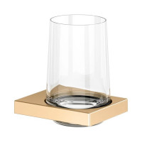Стакан Keuco Edition 11 подвесной хрустальный brushed brass 11150259000