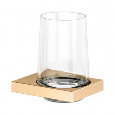 Стакан Keuco Edition 11 подвесной хрустальный brushed brass 11150259000