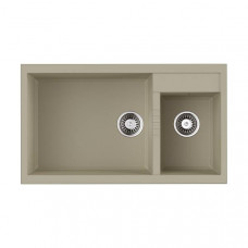 Кухонная мойка Omoikiri Tedori 86-2-LB-BE 86x50 см ваниль 4993933