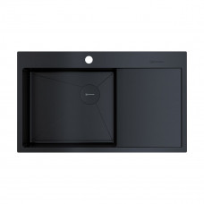 Кухонная мойка Omoikiri Akisame 86-L Side GB 86x51 см нержавеющая сталь графит 4997043