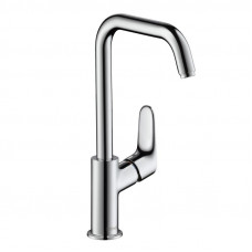 Смеситель для раковины Hansgrohe Focus 240 236 мм поворотный излив со сливным гарнитуром 31609000 Смеситель для раковины Hansgrohe Focus 240 236 мм поворотный излив со сливным гарнитуром 31609000