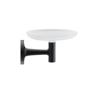 Мыльница Duravit Starck T 140х119 мм черная матовая 0099334600
