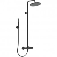 Душевая система с термостатом Ideal Standard Ceratherm T25 черный матовый BC748XG
