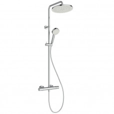 Душевая система Ideal Standard Ceratherm T25 с термостатом и верхним душем 250 мм хром A8520AA Душевая система Ideal Standard Ceratherm T25 с термостатом и верхним душем 250 мм хром A8520AA