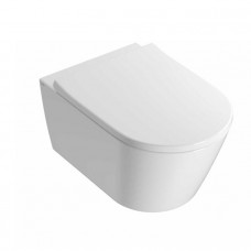 Унитаз подвесной Globo Forty3 55х36 см Cleanstorm белый FNS02.BI
