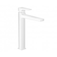Смеситель для раковины Hansgrohe Metropol 260 Push-Open белый матовый 32512700