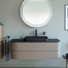 Тумба подвесная Duravit Happy D.2 Plus 130x55x40.8 см с 2 ящиками stone grey satin matt HP497209292/HP031KM8080 Тумба подвесная Duravit Happy D.2 Plus 130x55x40.8 см с 2 ящиками stone grey satin matt HP497209292/HP031KM8080