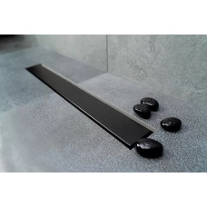 Душевой лоток BETTOSERB Frameless 750 мм черный матовый под плитку 13701321