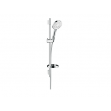 Душевой гарнитур Hansgrohe Raindance Select S 120 3jet со штангой 650 мм белый/хром 26630400 Душевой гарнитур Hansgrohe Raindance Select S 120 3jet со штангой 650 мм белый/хром 26630400