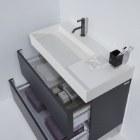 Раковина Laufen Kartell 90x46x12 см 1 отверстие без перелива белая 8.1033.8.000.111.1