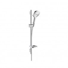 Душевой гарнитур Hansgrohe Raindance Select E 120 3jet со штангой 650 мм и шлангом 1600 мм хром 26620000 Душевой гарнитур Hansgrohe Raindance Select E 120 3jet со штангой 650 мм и шлангом 1600 мм хром 26620000
