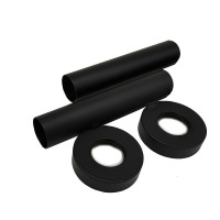 Комплект декоративных трубок SR Rubinetterie L70 x Ø18-20-1/2 чёрный матовый 0491-1500V07S