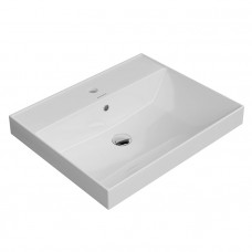 Раковина подвесная Kerama Marazzi Cubo 60х48.5 см белый глянцевый CU.wb.60 Раковина подвесная Kerama Marazzi Cubo 60х48.5 см белый глянцевый CU.wb.60