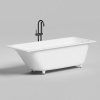 Ванна встраиваемая Salini Orlanda 170 х 70 х 60 см S-Sense белый глянцевый 102011G/23101H