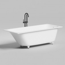 Ванна встраиваемая Salini Orlanda 170 х 70 х 60 см S-Sense белый глянцевый 102011G/23101H