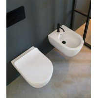 Биде подвесное Scarabeo Glam 360х505х280 мм Lava BIOKER 5202/37BK