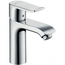 Смеситель для раковины Hansgrohe Metris 110 однорычажный со сливным гарнитуром хром 31080000 Смеситель для раковины Hansgrohe Metris 110 однорычажный со сливным гарнитуром хром 31080000
