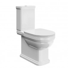 Унитаз-моноблок Kerama Marazzi Pompei 37x67 см белый глянцевый PO.wc.01/PO.cis.01