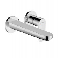 Смеситель для раковины Hansgrohe Rebris S настенный скрытого монтажа излив 20 см хром 13622180/72528000