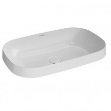 Раковина встраиваемая сверху Kerama Marazzi Magica 65.5х42 см без отверстия белый глянец MA.wbi.65