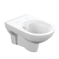Подвесной унитаз Cersanit City Clean On с сиденьем slim S-MZ-CITY-COn-S-DL-w
