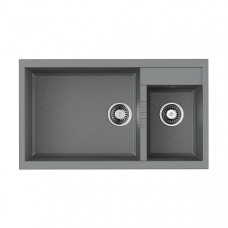 Кухонная мойка Omoikiri Tedori 86-2-LB-GR 86x50 см leningrad grey 4993573