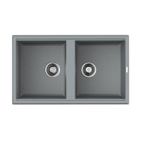 Кухонная мойка Omoikiri Tedori 86-2-GR 86x51 см leningrad grey 4993572