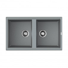 Кухонная мойка Omoikiri Tedori 86-2-GR 86x51 см leningrad grey 4993572
