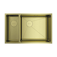 Кухонная мойка OMOIKIRI Taki 69-2-U/IF-R Side-LG 69,5x44 см светлое золото 4993184