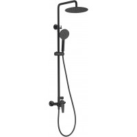 Душевая стойка с верхним душем Allen Brau Eclipse 3 режима 20x45.9x128.1 см черный матовый 5.E1006-31
