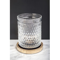 Стакан настольный Boheme Murano Cristal золото 10218