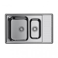 Кухонная мойка OMOIKIRI Sagami 79-2-IN нержавеющая сталь 79x50 см 4993733 Кухонная мойка OMOIKIRI Sagami 79-2-IN нержавеющая сталь 79x50 см 4993733