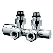Узел нижнего подключения угловой FAR M24x19 - 1/2 HP серебристый FL 0264 C12