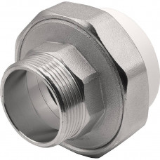 Муфта комбинированная разъемная PP-R Thermolight 50x1 1/2 НР белая НС-1620538 Муфта комбинированная разъемная PP-R Thermolight 50x1 1/2 НР белая НС-1620538