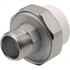 Муфта комбинированная разъемная PP-R Thermolight 32x3/4 НР белая НС-1620536 Муфта комбинированная разъемная PP-R Thermolight 32x3/4 НР белая НС-1620536