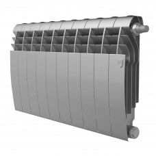 Биметаллический радиатор Royal Thermo BiLiner 350 Silver Satin VR 10 секций нижнее подключение 1506297
