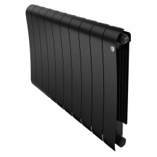 Радиатор биметаллический Royal Thermo Infinity 500 Noir Sable 10 секций боковое подключение НС-1629681