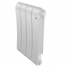 Радиатор биметаллический Royal Thermo Infinity 500 Bianco Traffico VR80 4 секции нижнее подключение НС-1658378