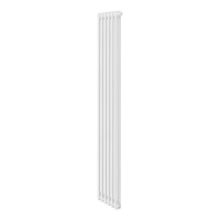 Трубчатый дизайн-радиатор Royal Thermo Insignia VC2180 6 секций нижнее подключение RAL 9016 НС-1631208