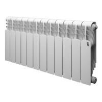Радиатор биметаллический Royal Thermo Revolution B 350 12 секций боковое подключение 1682413