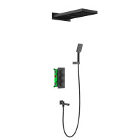 Душевая система встроенная с термостатом Timo Petruma SX-5079/03SM черный SX-5079/03SM